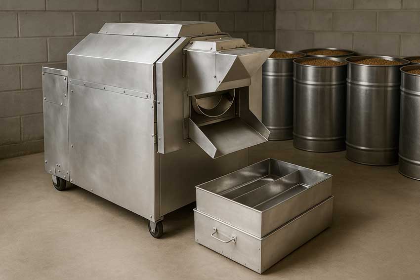 Prażalnik elektryczny HDF-50 w gospodarstwie rolnym