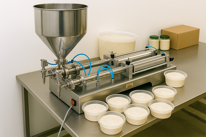 Nalewarka dwugłowicowa do hummusu