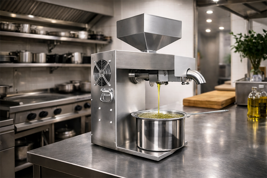 Prasa olejowa w małej gastronomii