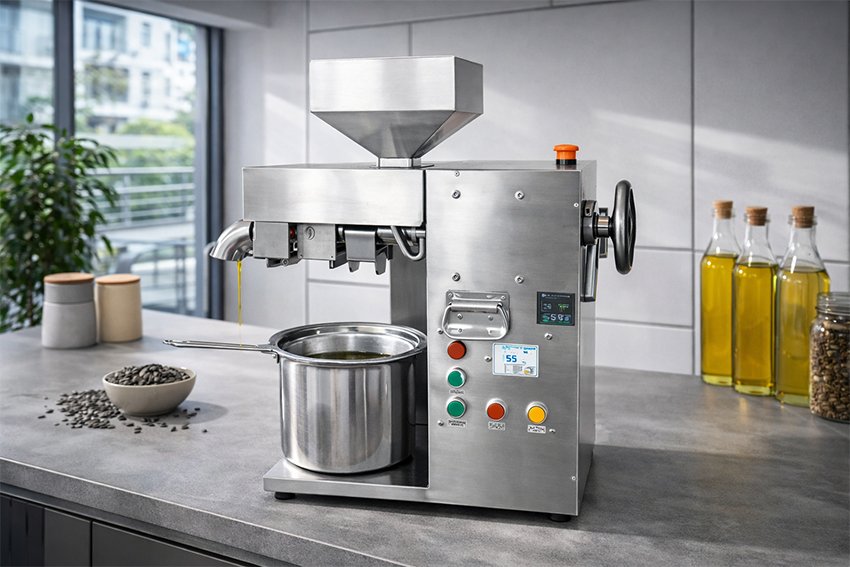 Półprzemysłowa prasa do tłoczenia oleju 15-20 kg/h